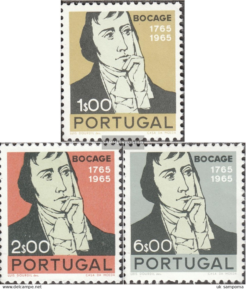 Portugal 1023-1025 (complete Issue) Unmounted Mint / Never Hinged 1966 M. M. Barbosa You Bocage - Ungebraucht