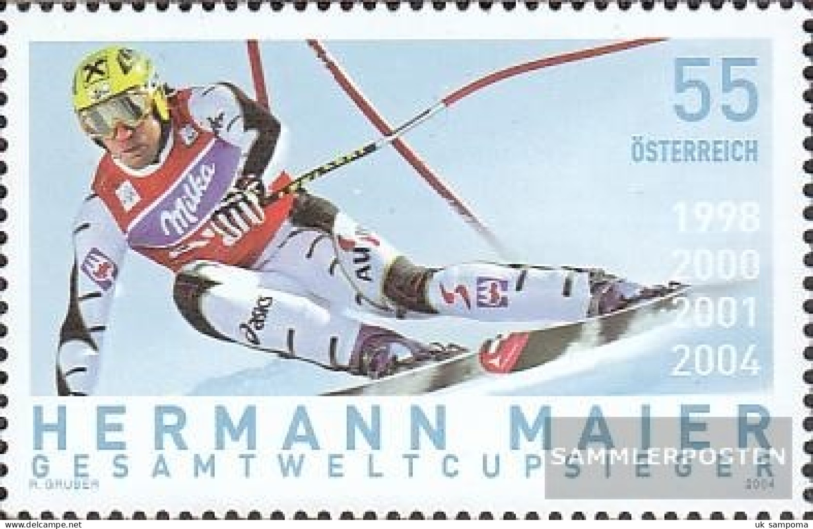 Austria 2497 (complete Issue) Unmounted Mint / Never Hinged 2004 Skirennen - Unused Stamps