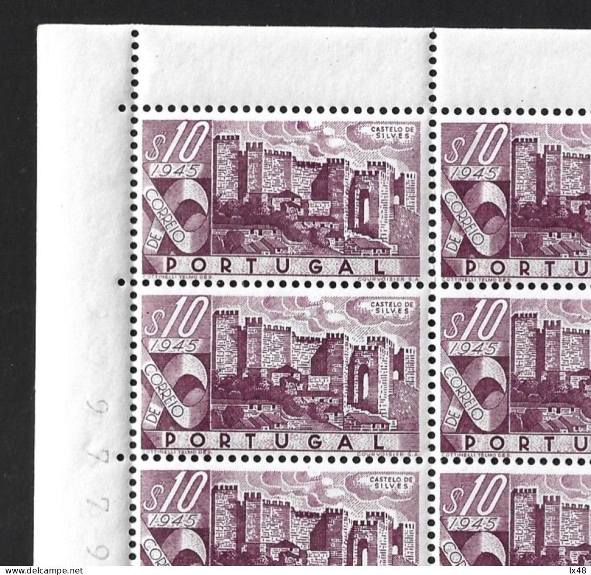 Folha 25 Stamps Castelo De Silves, Algarve. Arquitetura Militar Islâmica Séc. VIII. Stamps Of Silves Castle, Algarve. - Brieven En Documenten