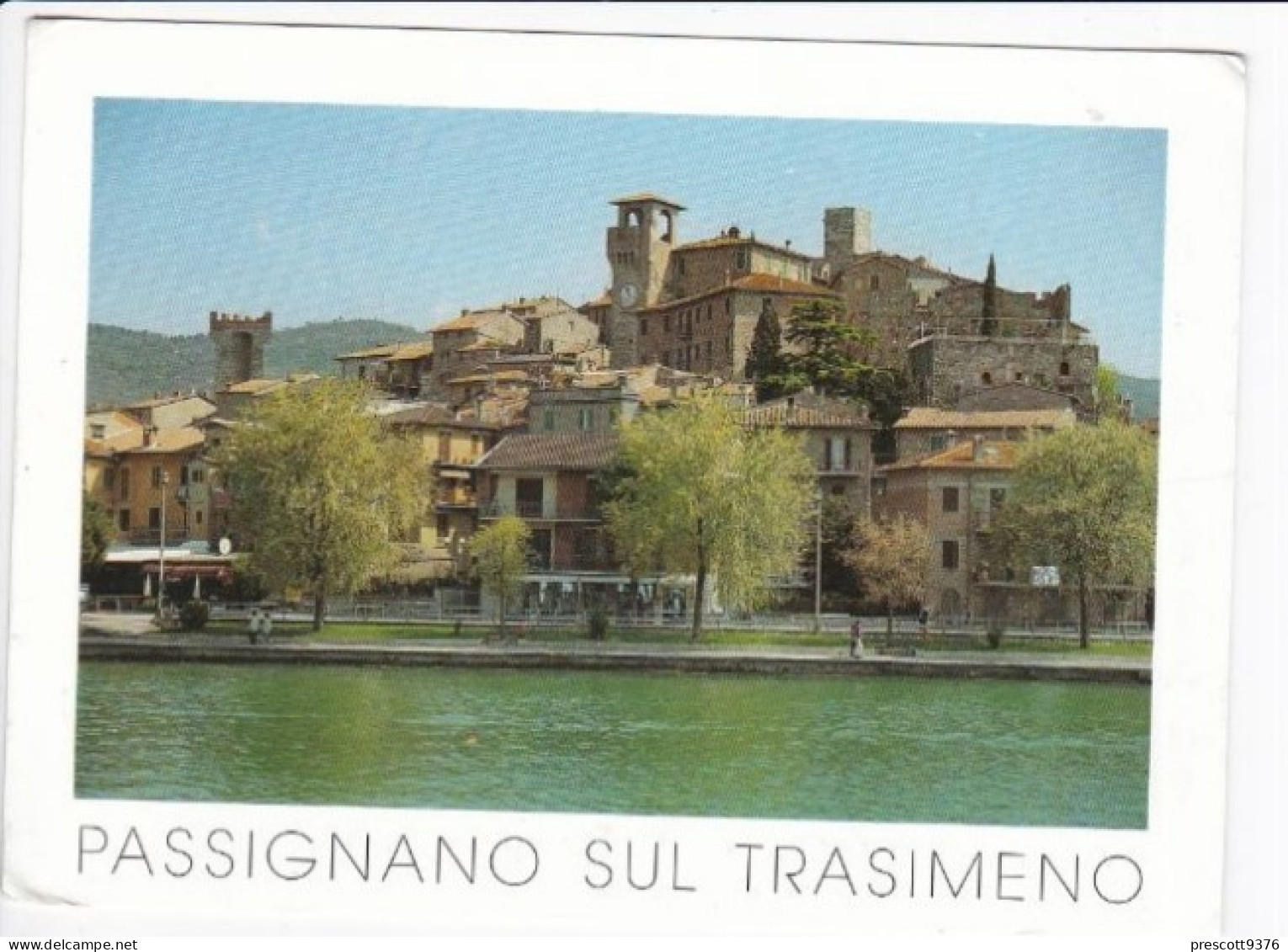 Lake Trasimeno, Umbria, Italy - Stamped Postcard   - L Size 17x12cm  - LS3 - Andere & Zonder Classificatie