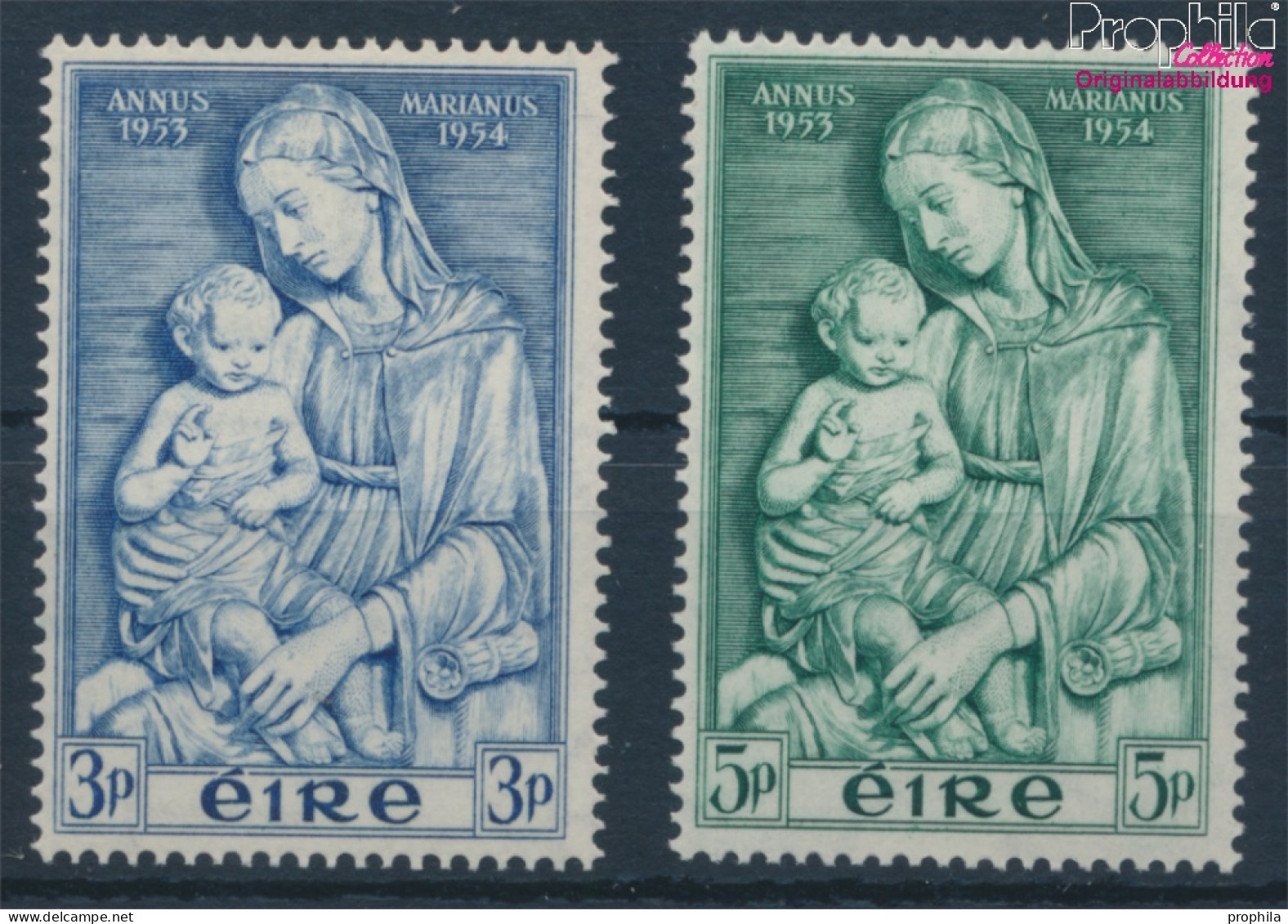 Irland 120-121 (kompl.Ausg.) Postfrisch 1954 Marianisches Jahr (10398343 - Ongebruikt