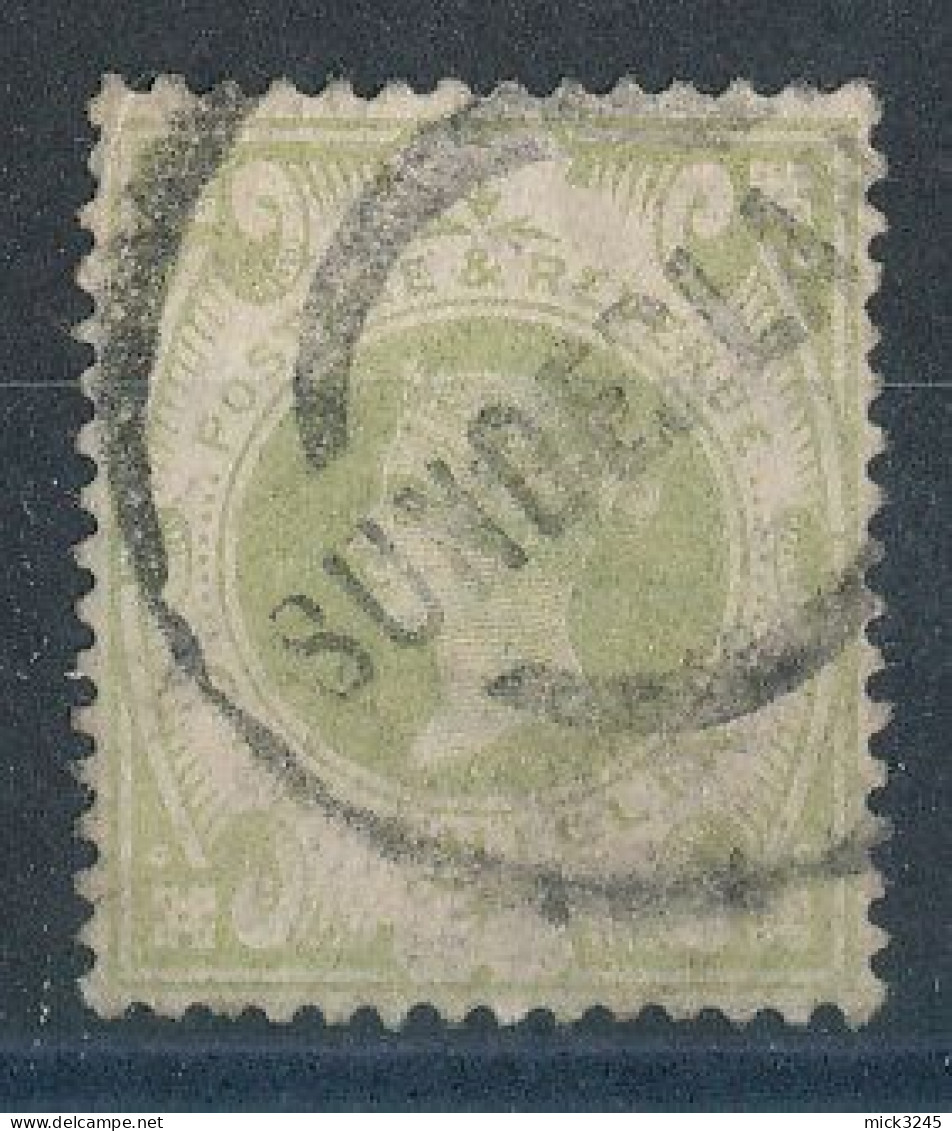 GB N°103 Victoria 1s Vert De 1887-1900 - Oblitérés