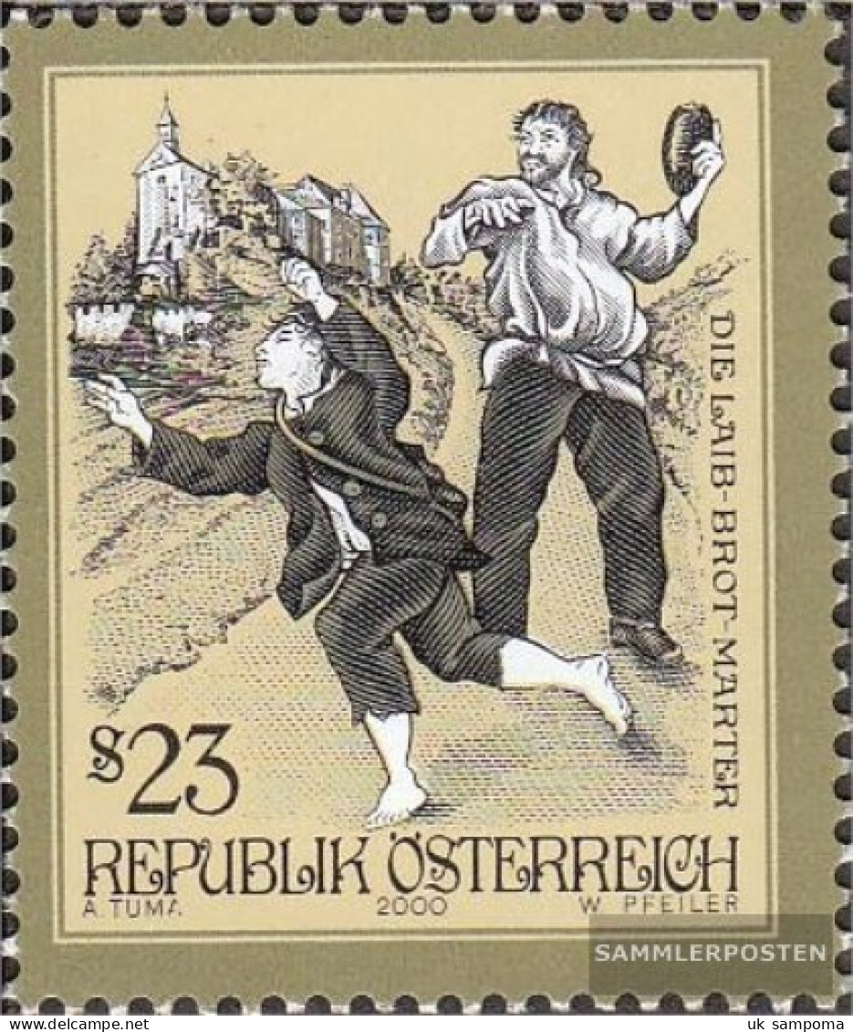Austria 2324 (complete Issue) Unmounted Mint / Never Hinged 2000 Say And Legends - Ongebruikt