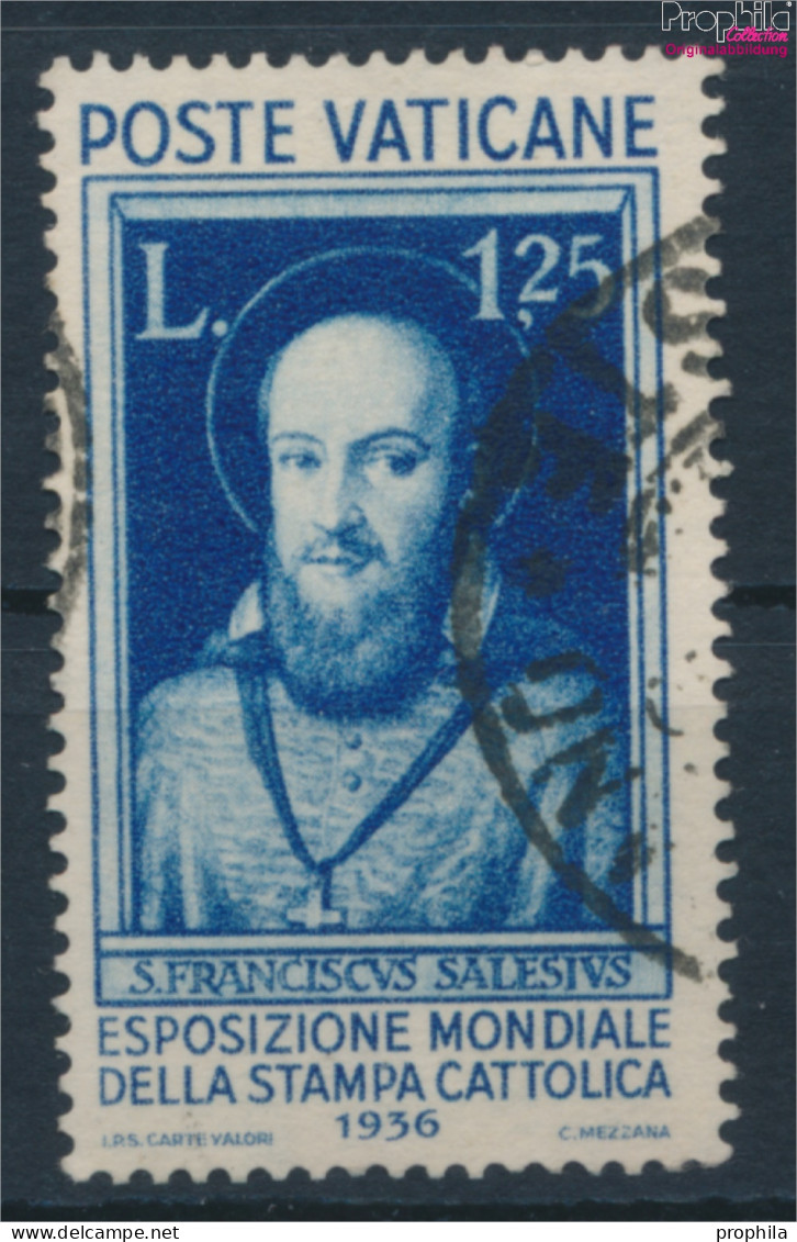 Vatikanstadt 57 Gestempelt 1936 Katholische Presse (10406047 - Used Stamps