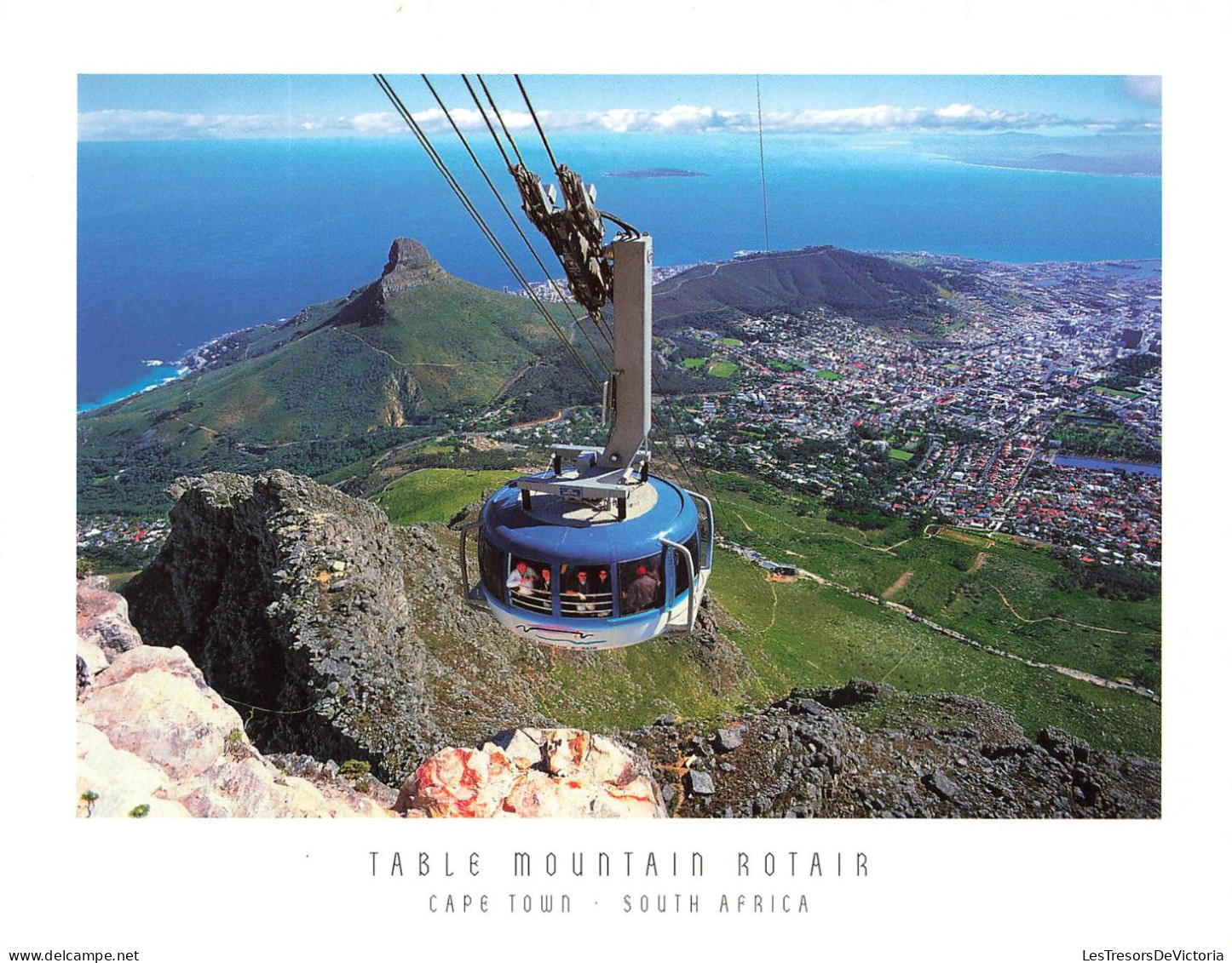 AFRIQUE DU SUD - Cape Town - South Africa - View From The Top Of Table Mountain Ot The Rotair - Carte Postale - Afrique Du Sud