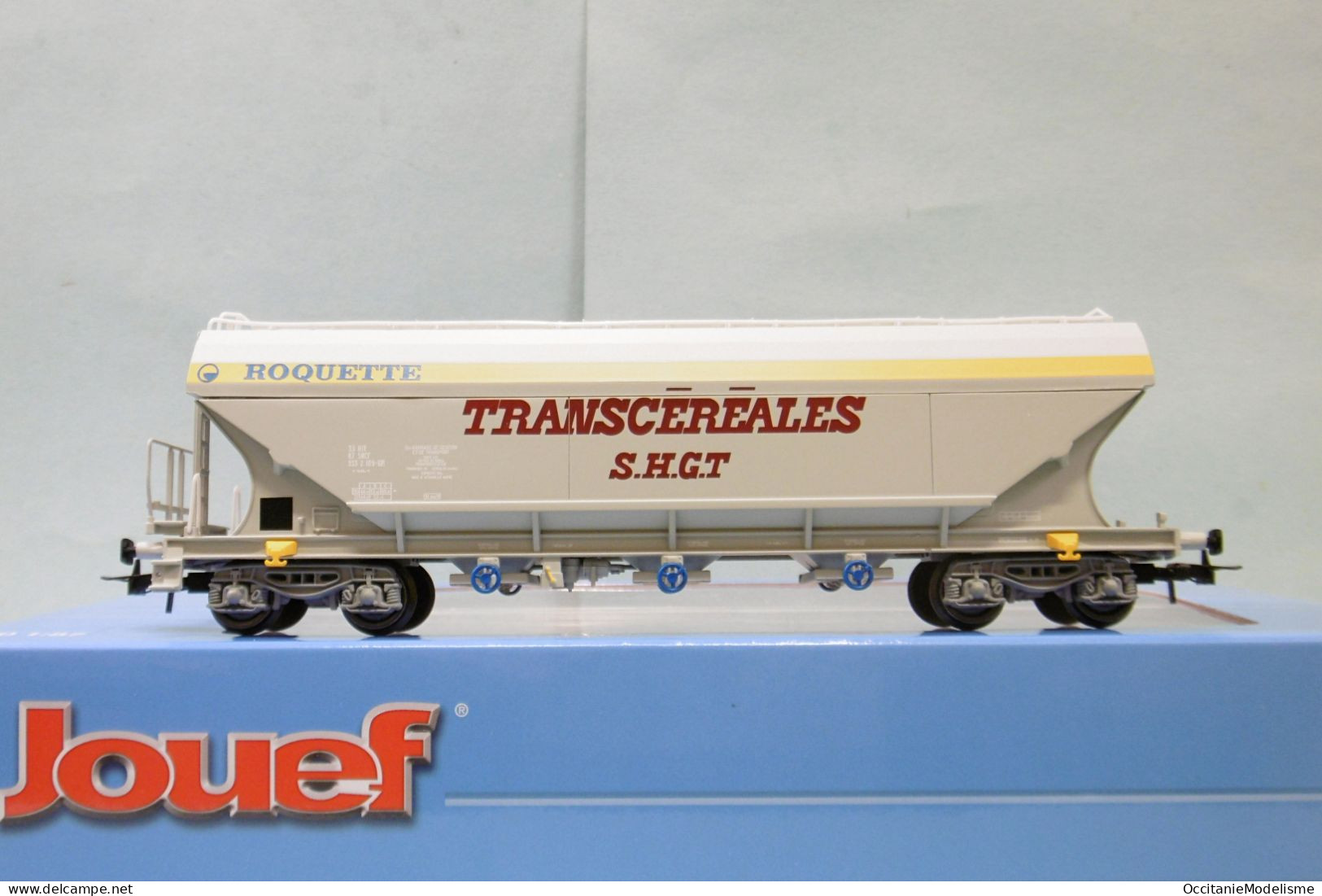 Jouef - 2 Wagons CEREALIERS Transcéréales SHGT SNCF ép. IV Réf. HJ6269 Neuf HO 1/87 - Vagoni Merci