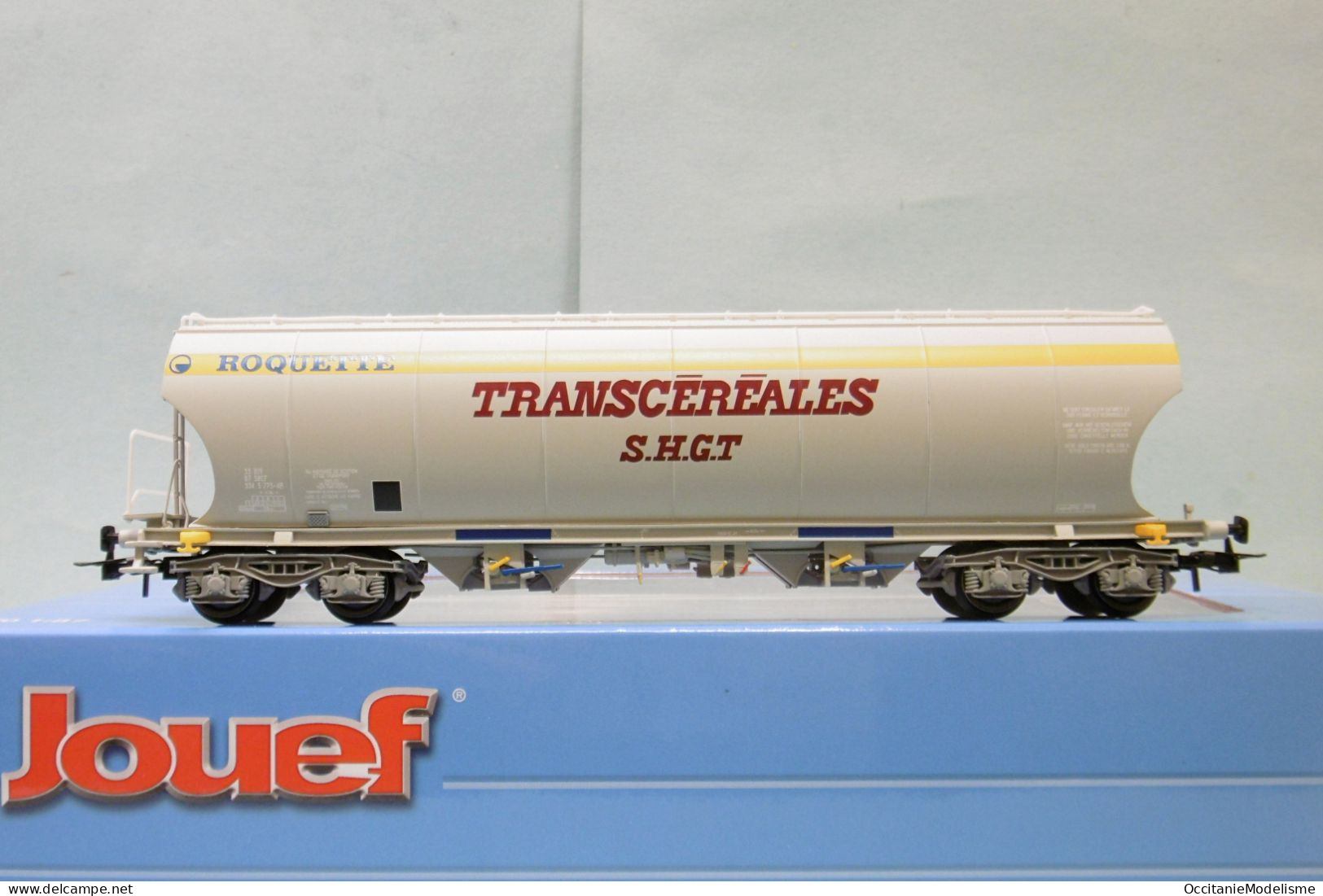 Jouef - 2 Wagons CEREALIERS Transcéréales SHGT SNCF ép. IV Réf. HJ6269 Neuf HO 1/87 - Güterwaggons