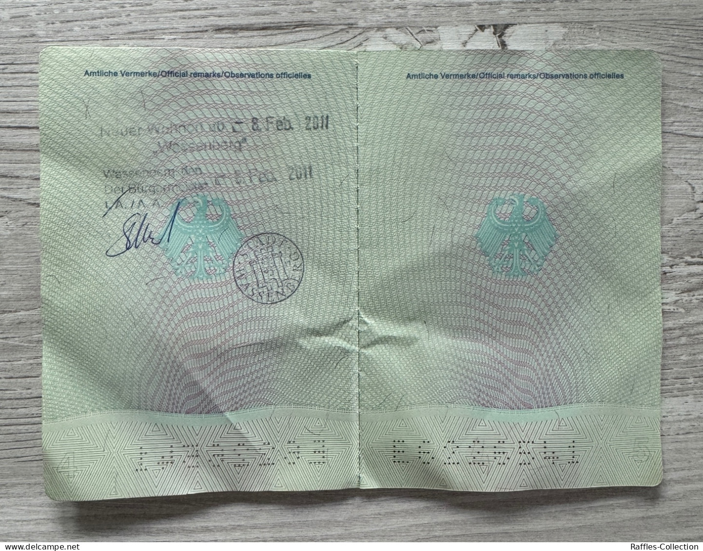 Germany 2010-2014 Child’s Passport Passeport Reisepass Pasaporte Passaporto - Historische Documenten