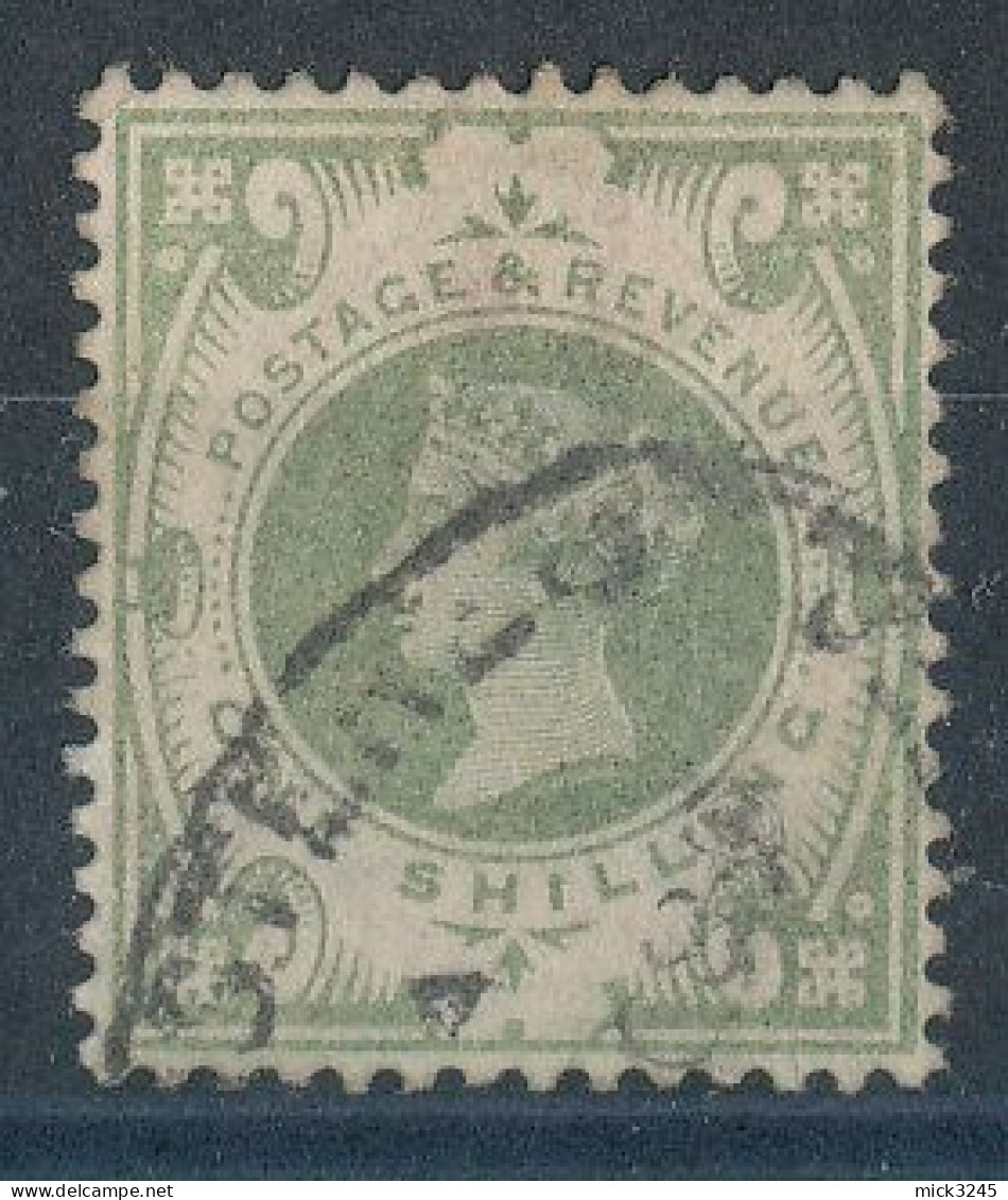 GB N°103 Victoria 1s Vert De 1887-1900 - Usati