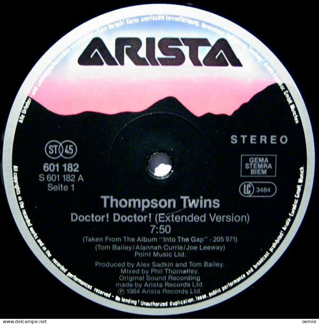 THOMPSON TWINS  DOC TOR  DOC TOR - 45 Rpm - Maxi-Single