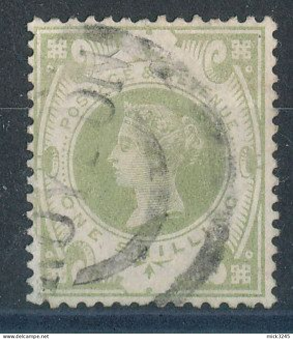 GB N°103 Victoria 1s Vert De 1887-1900 - Oblitérés