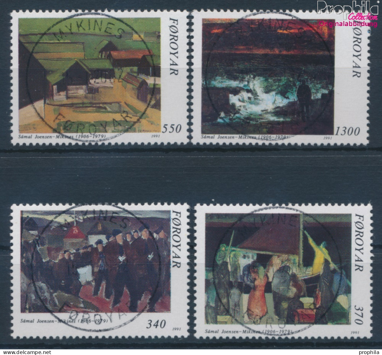 Dänemark - Färöer 223-226 (kompl.Ausg.) Gestempelt 1991 Sámal Joensen-Mikines (10400725 - Faroe Islands