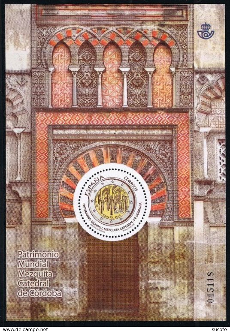 España 2010 Edifil 4593 Sello ** HB Patrimonio Mundial Humanidad UNESCO Mezquita Catedral De Cordoba Michel BL197 - Nuovi