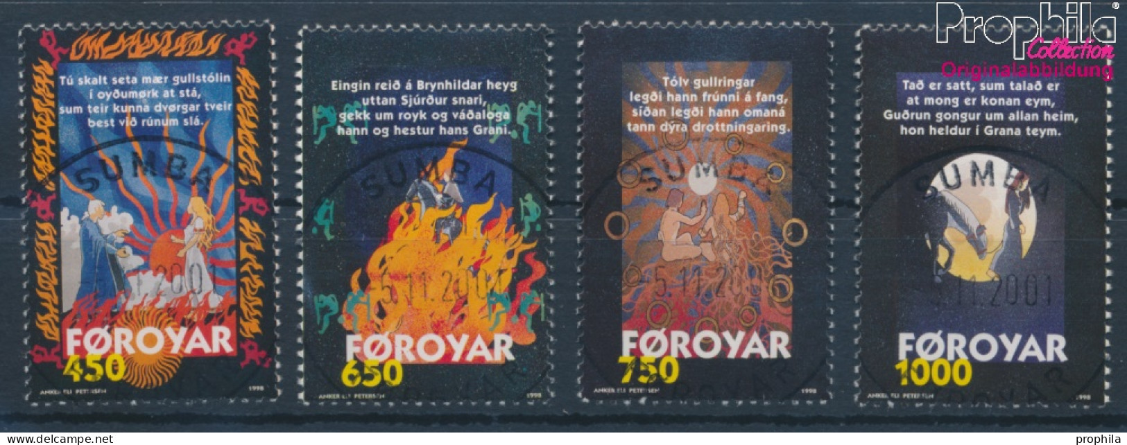 Dänemark - Färöer 328-331 (kompl.Ausg.) Gestempelt 1998 Brynhilds Lied (10400764 - Faroe Islands