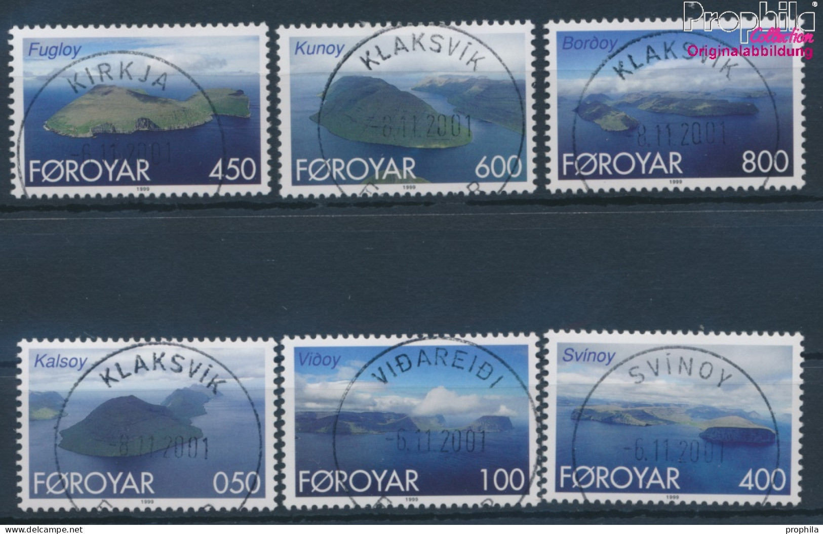 Dänemark - Färöer 356-361 (kompl.Ausg.) Gestempelt 1999 Färöische Inseln (10400774 - Faroe Islands