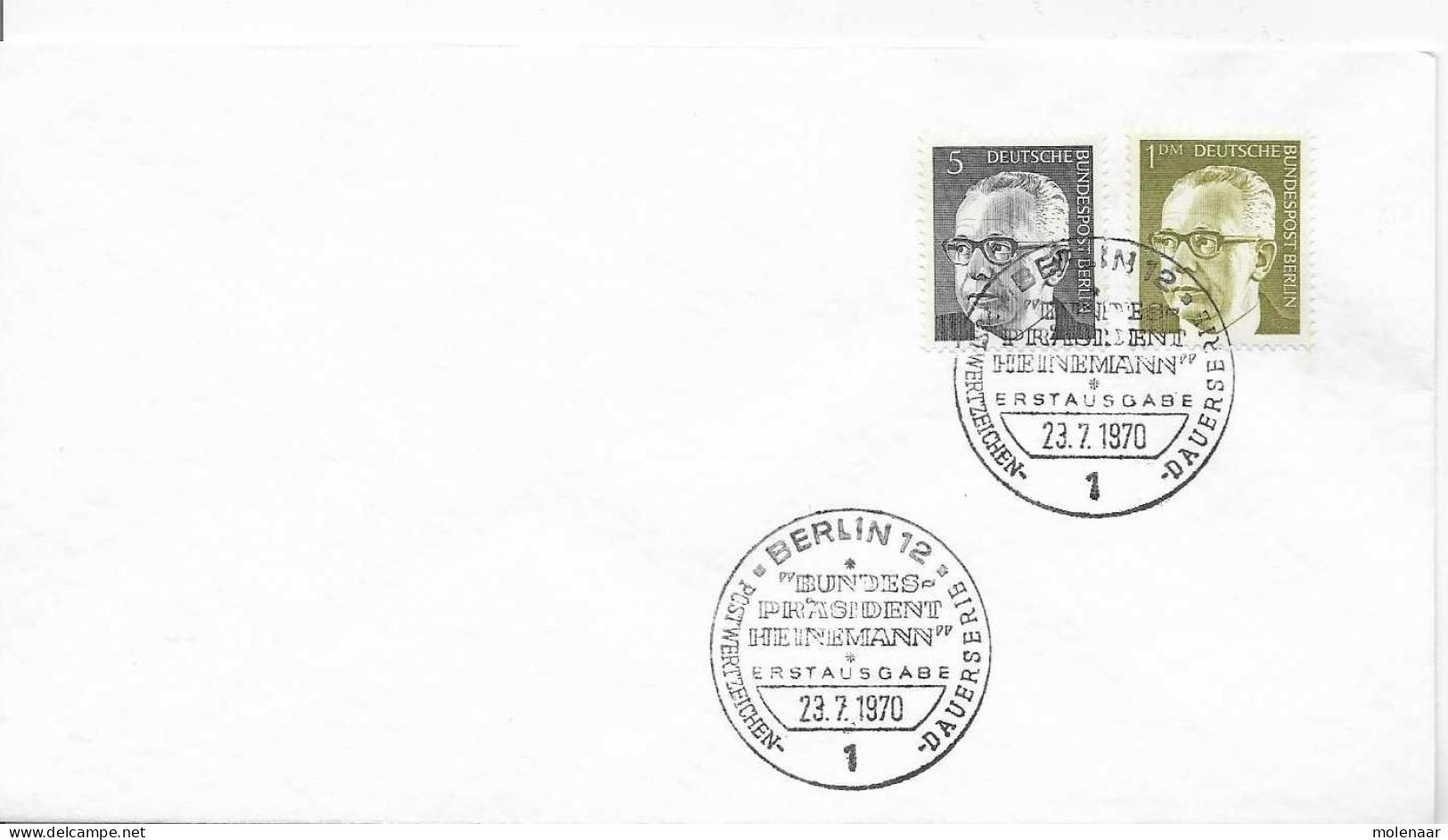 Postzegels > Europa > Duitsland > Berlijn > 1e Dag FDC (brieven) > 1948-1970 Met No. 450 En 568 (17154) - 1948-1970