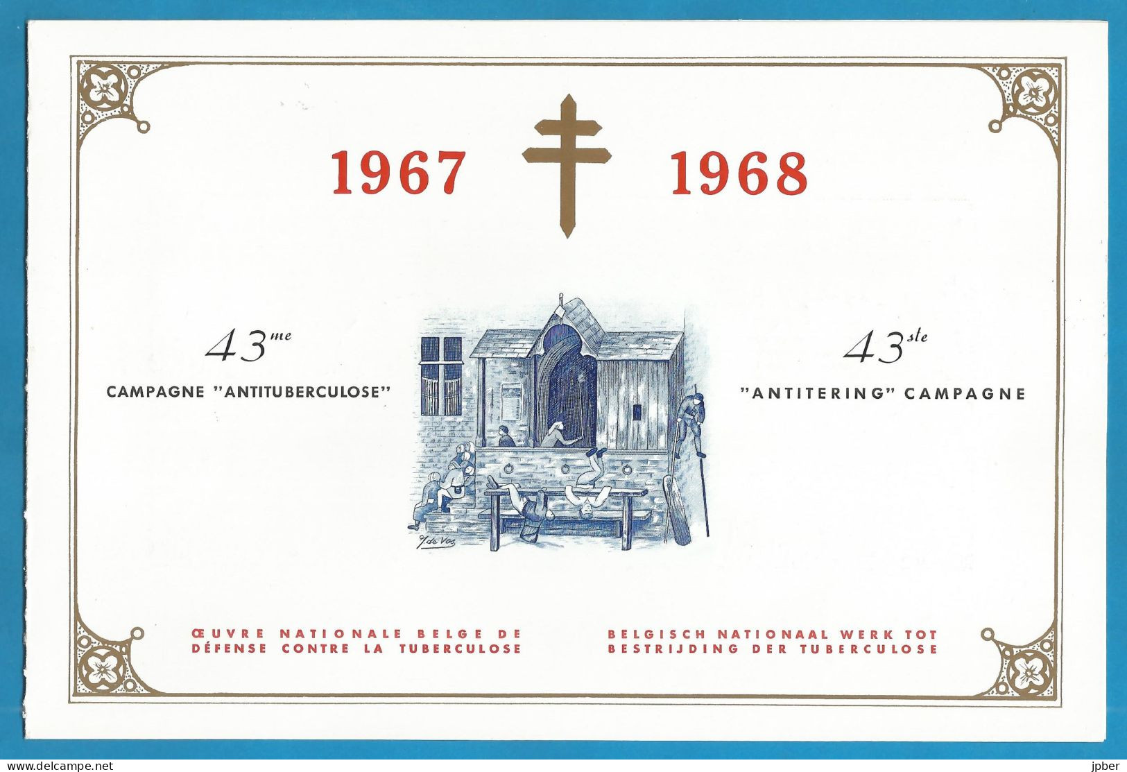 Belgique - Antituberculeux - Campagne 1967-1968 - Timbres N°1437 à 1442 "Jeux D'Enfants" De Pierre Bruegel - Herdenkingsdocumenten