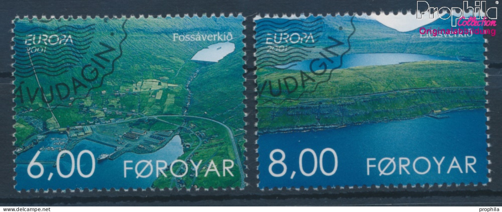 Dänemark - Färöer 402-403 (kompl.Ausg.) Gestempelt 2001 Lebensspender Wasser (10400787 - Faroe Islands