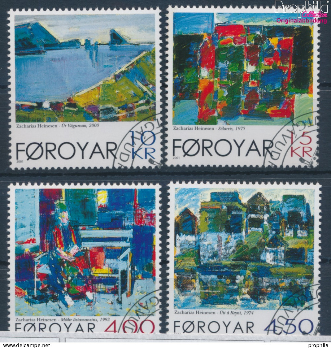 Dänemark - Färöer 404-407 (kompl.Ausg.) Gestempelt 2001 Gemälde (10400788 - Faroe Islands