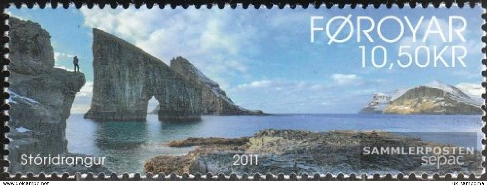Denmark - Faroe Islands 732 (complete Issue) Unmounted Mint / Never Hinged 2011 SEPAC: Landscapes - Faroe Islands