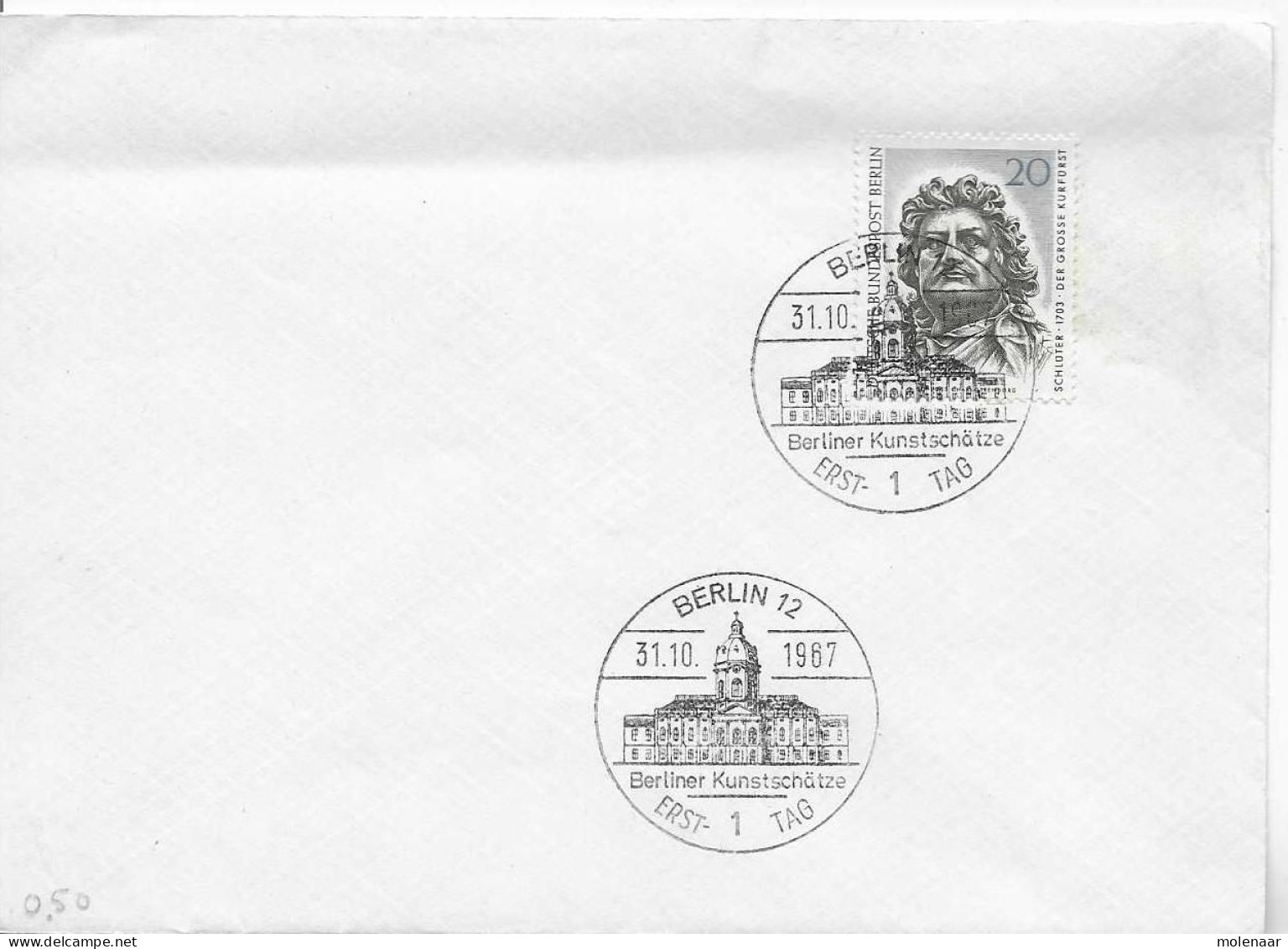 Postzegels > Europa > Duitsland > Berlijn > 1e Dag FDC (brieven) > 1948-1970 Met No. 303 (17155) - Blocks & Kleinbögen
