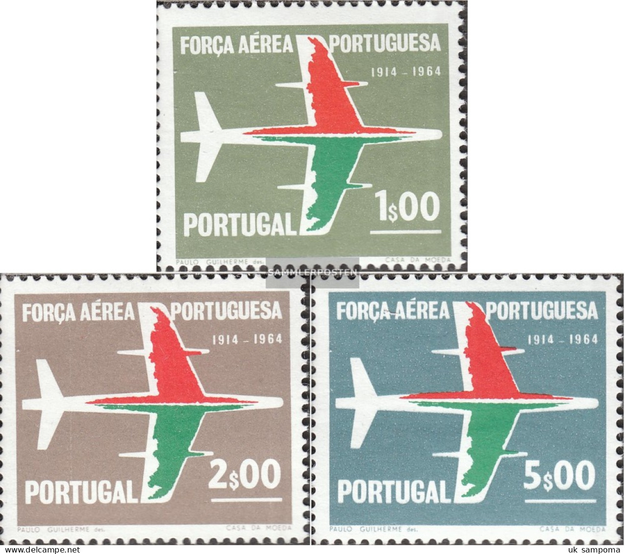 Portugal 993-995 (complete Issue) Unmounted Mint / Never Hinged 1965 Portuguese Air Force - Ungebraucht