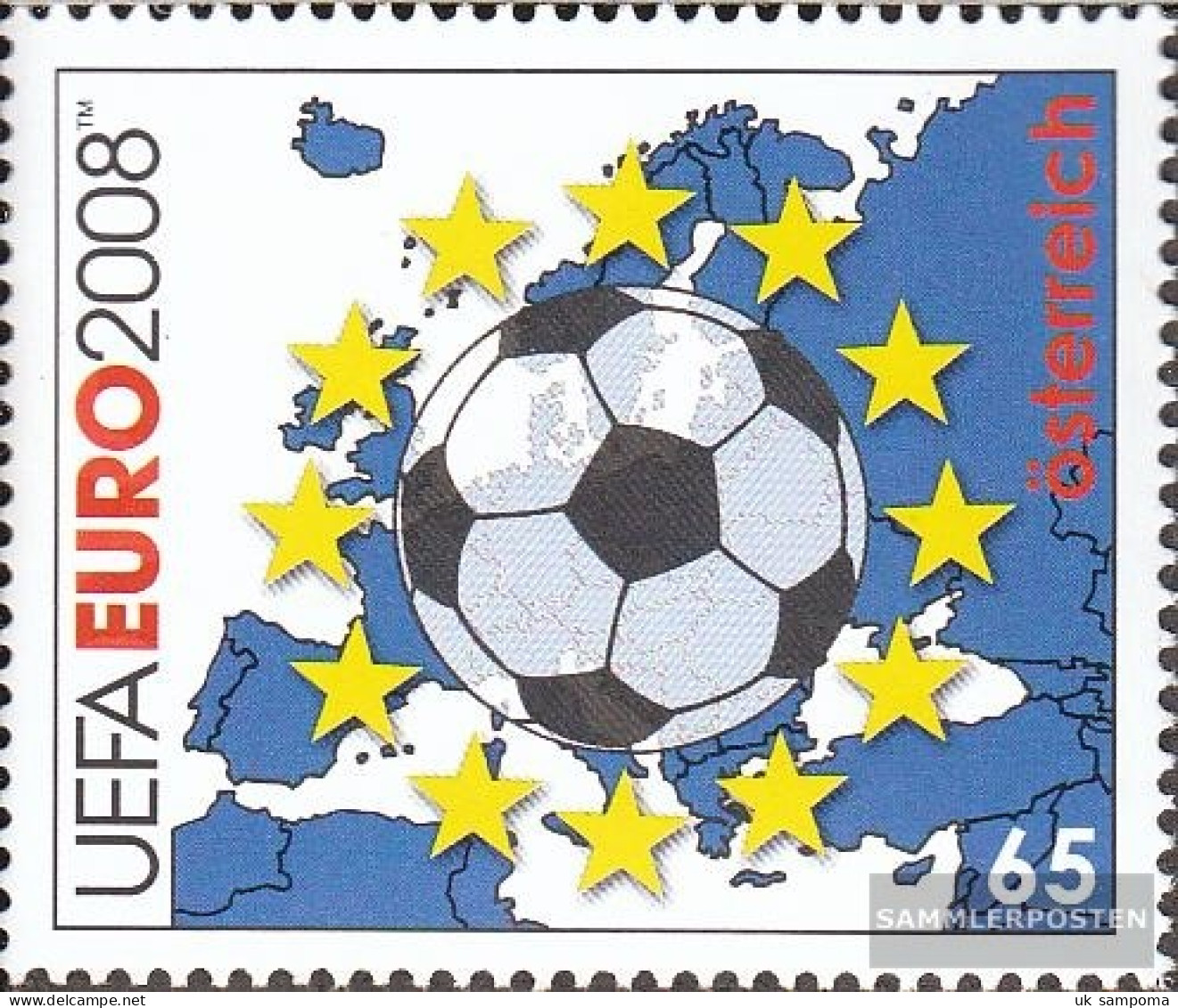 Austria 2714 (complete Issue) Unmounted Mint / Never Hinged 2008 Football-european Championship - Unused Stamps