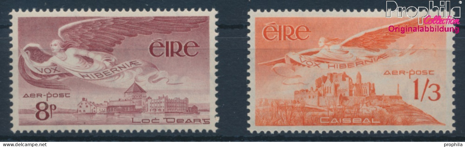Irland 124-125 (kompl.Ausg.) Postfrisch 1954 Engel (10398342 - Unused Stamps