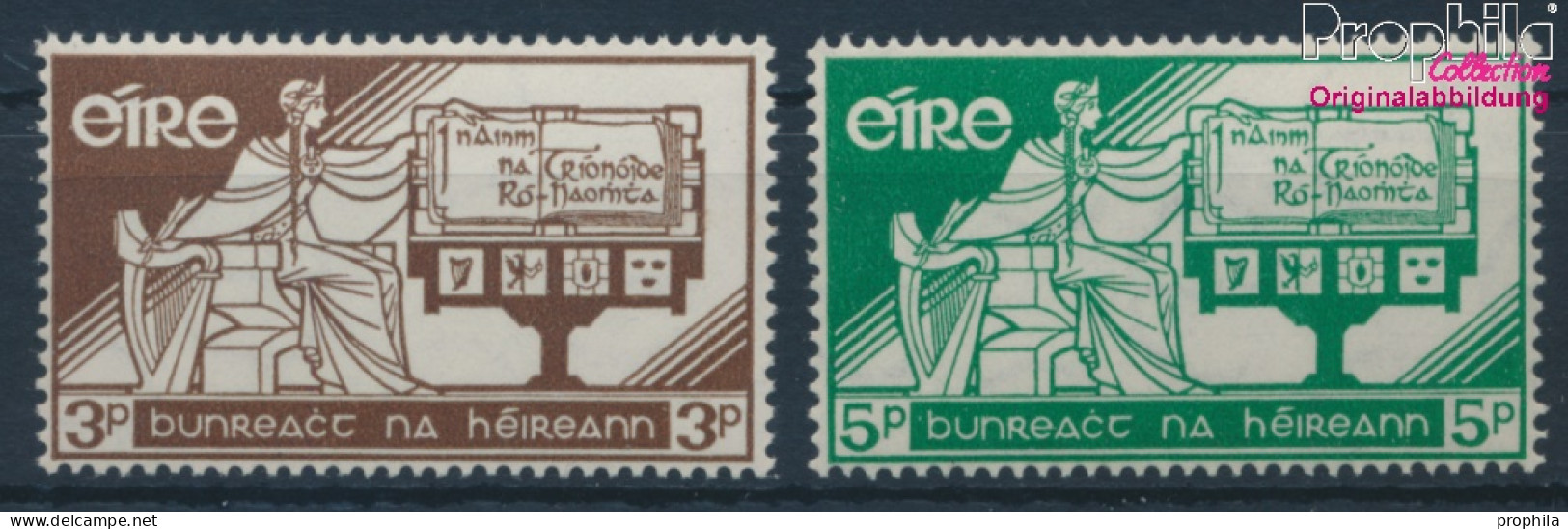 Irland 140-141 (kompl.Ausg.) Postfrisch 1958 Verfassung (10398346 - Ungebraucht