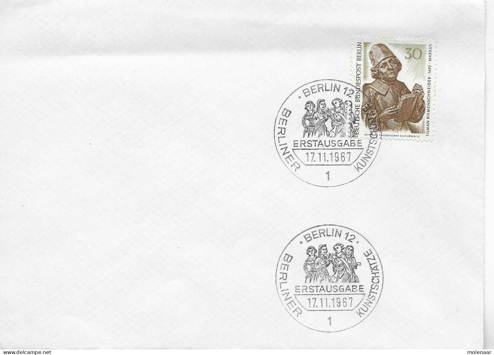 Postzegels > Europa > Duitsland > Berlijn > 1e Dag FDC (brieven) > 1948-1970 Met No. 304 (17156) - 1948-1970