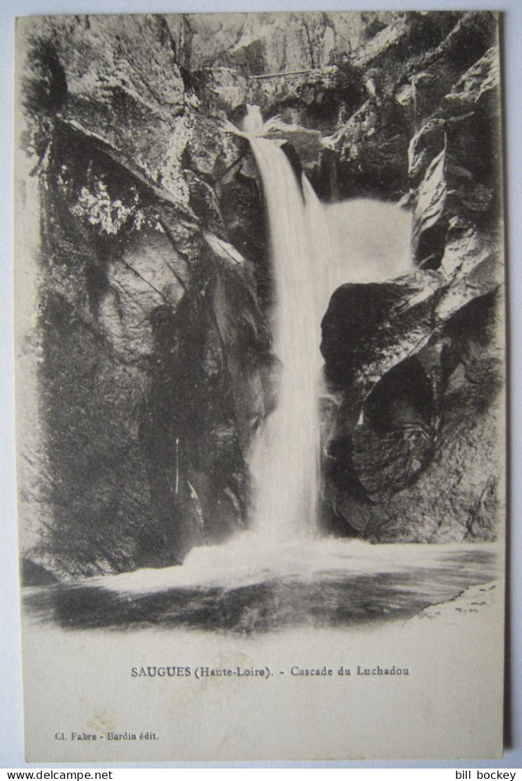 CPA Années 1920 - La Cascade De Luchadou à SAUGUES - Comme Neuve - Monistrol, Venteuges, Le Puy En Velay - Saugues