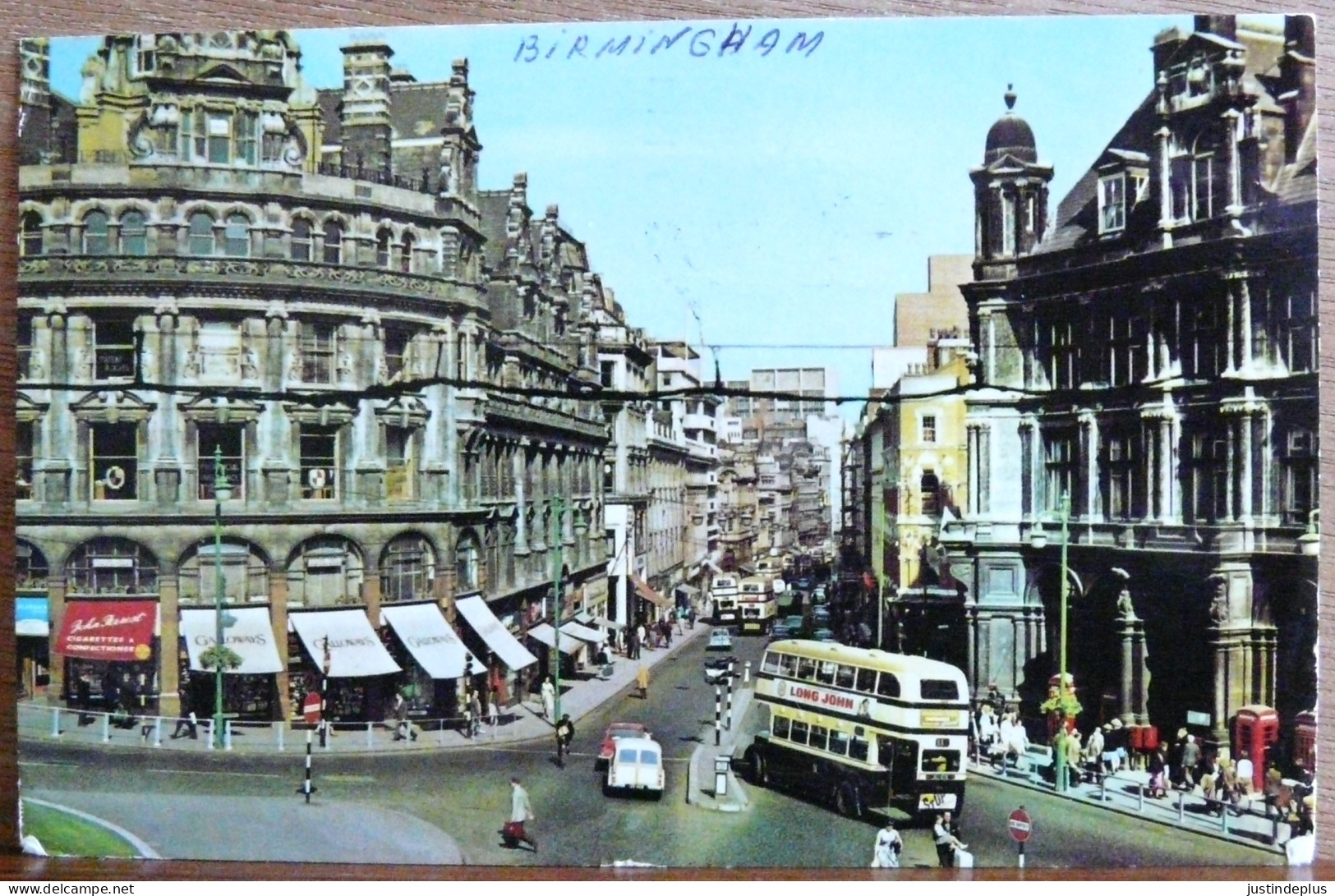 VICTORIA SQUARE AND NEW STREET BIRMINGHAM 1970 BUS A IMPERIALE - Birmingham