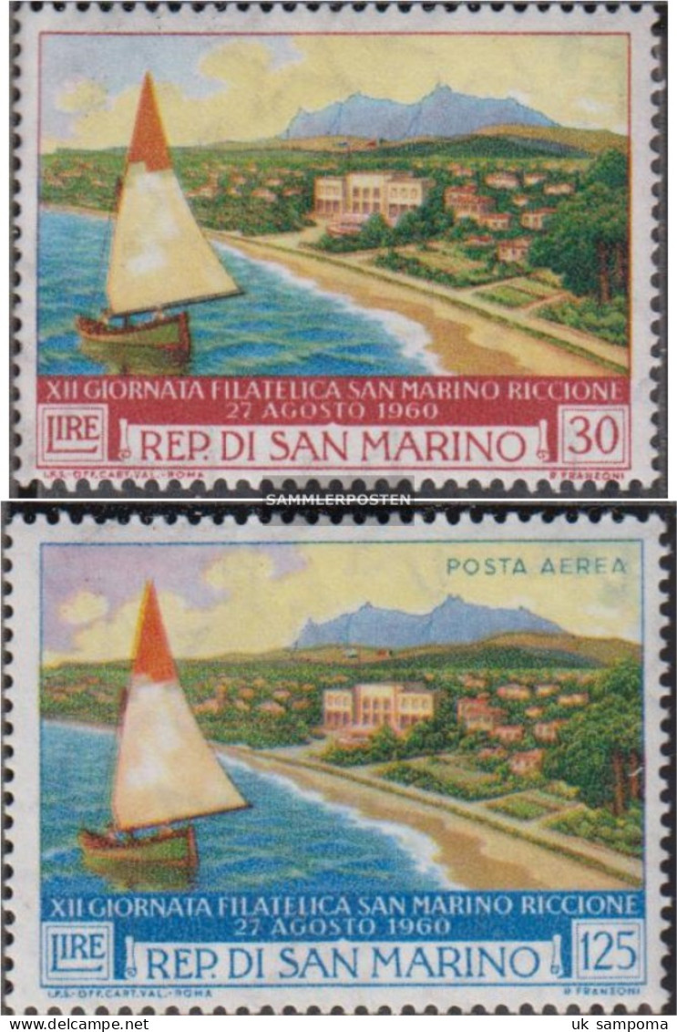 San Marino 665-666 (complete Issue) Unmounted Mint / Never Hinged 1960 Stamp Exhibition - Ongebruikt