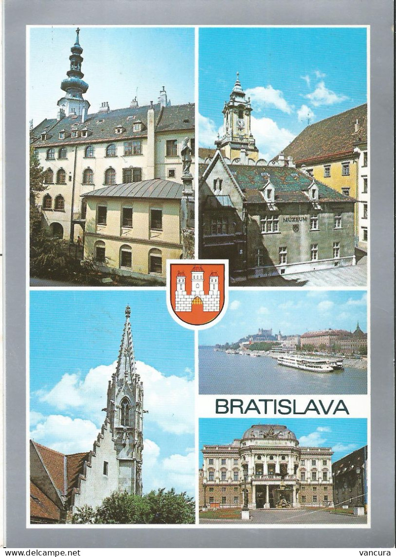Card Slovakia Bratislava BIB Cancel 1987 - Slovakia