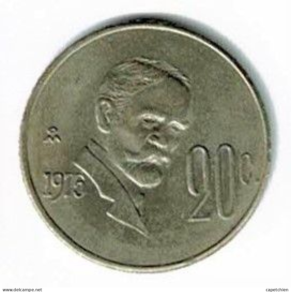 MEXIQUE / 20 CENTAVOS / 1975 - Mexiko