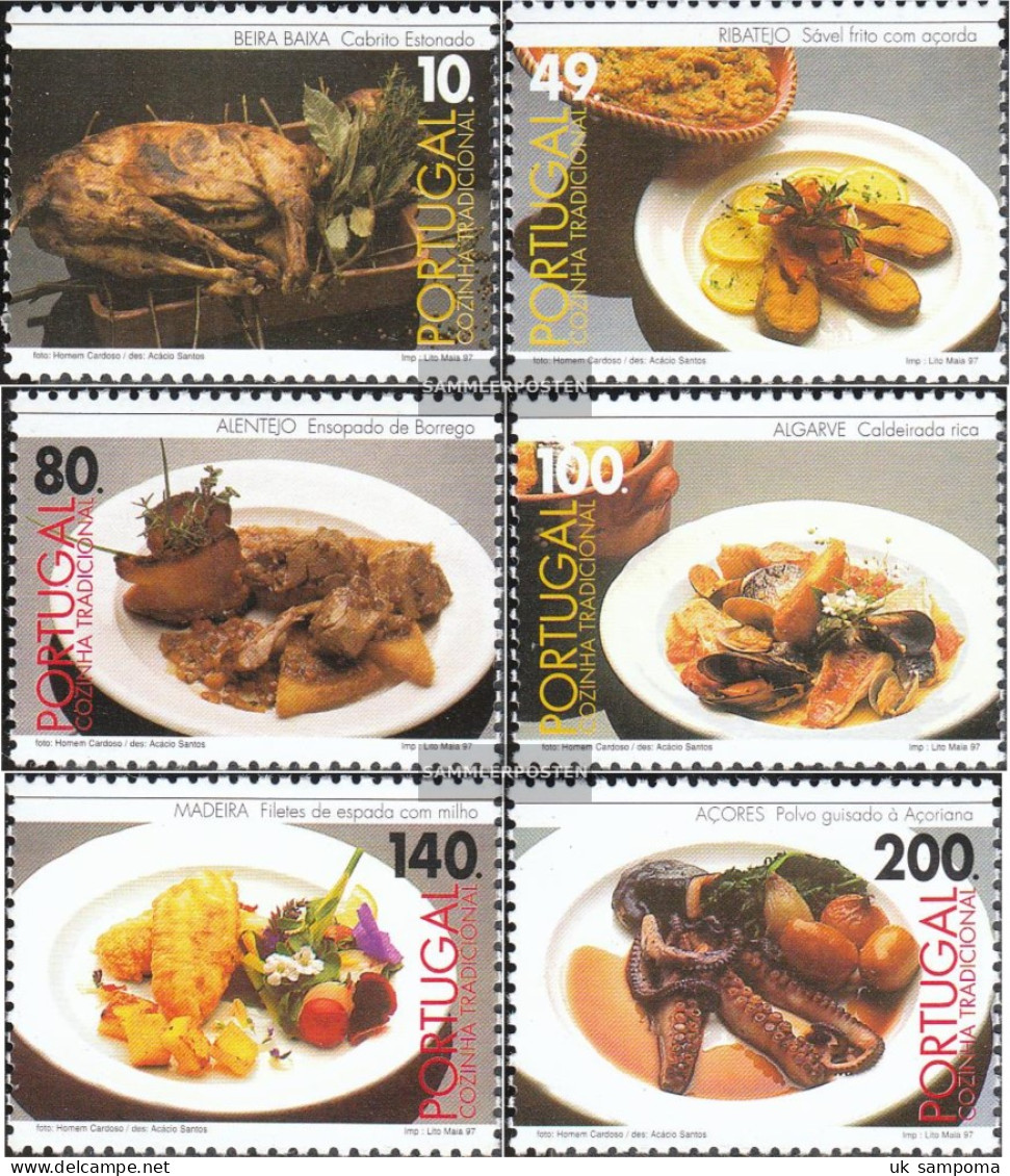 Portugal 2197-2202 (complete Issue) Unmounted Mint / Never Hinged 1997 Traditional Dining - Ungebraucht