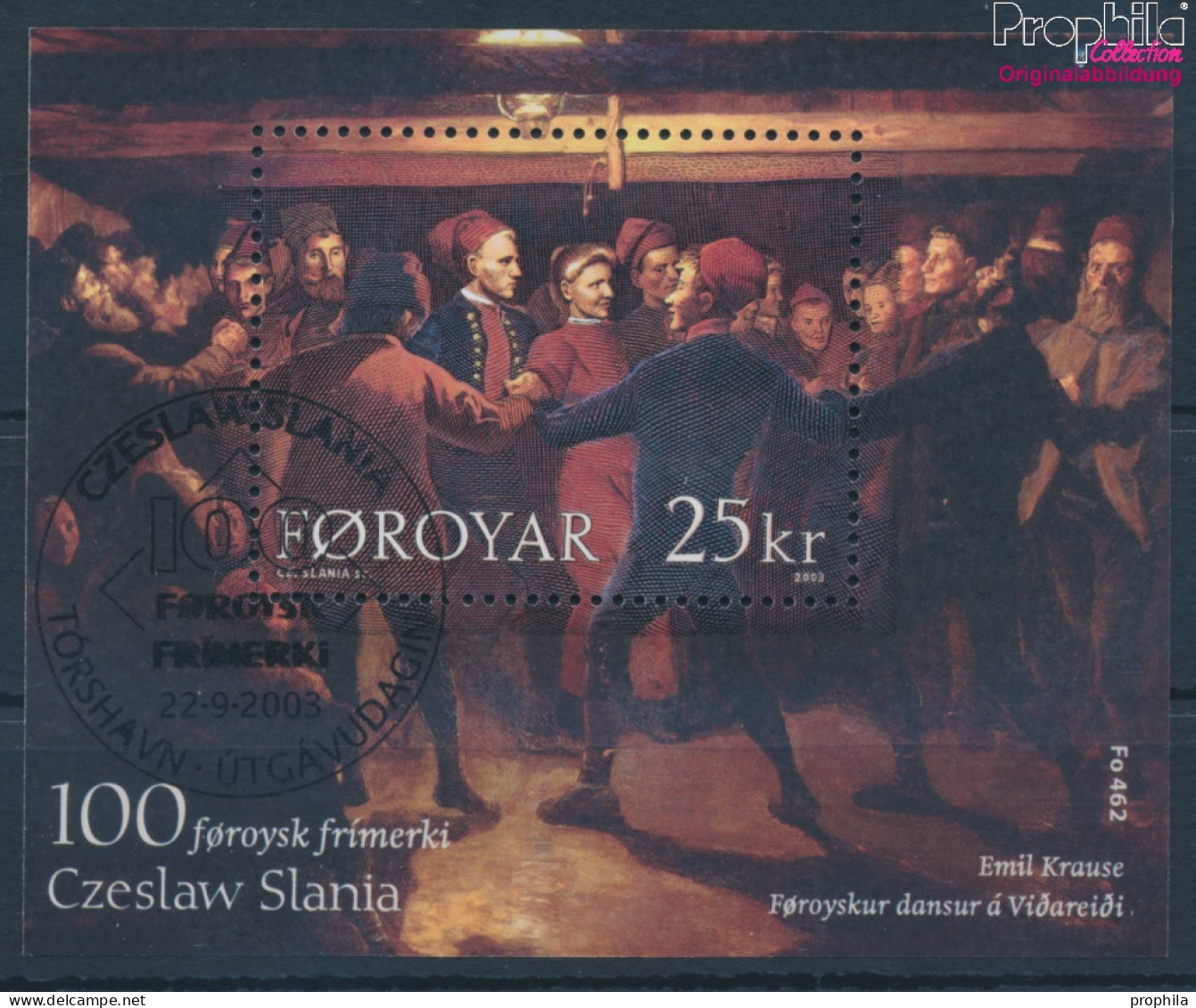 Dänemark - Färöer Block15 (kompl.Ausg.) Gestempelt 2003 Briefmarke Von C. Slania (10400800 - Faroe Islands