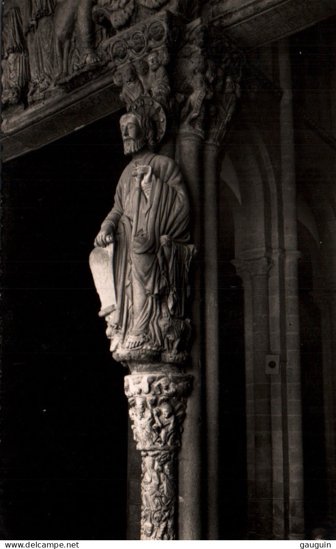 CPSM - SANTIAGO De COMPOSTELA - Cathédrale  Statue De Saint Jacques ... LOT 2 CP / Edition G.G (format 9x14) - Santiago De Compostela