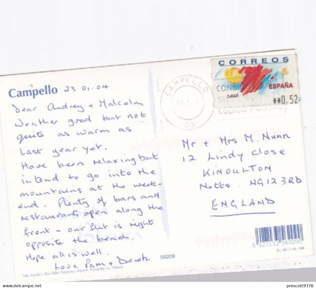 Costa Blanca, Campello, Spain - Unused Postcard   - L Size 17x12cm  - LS3 - Autres & Non Classés