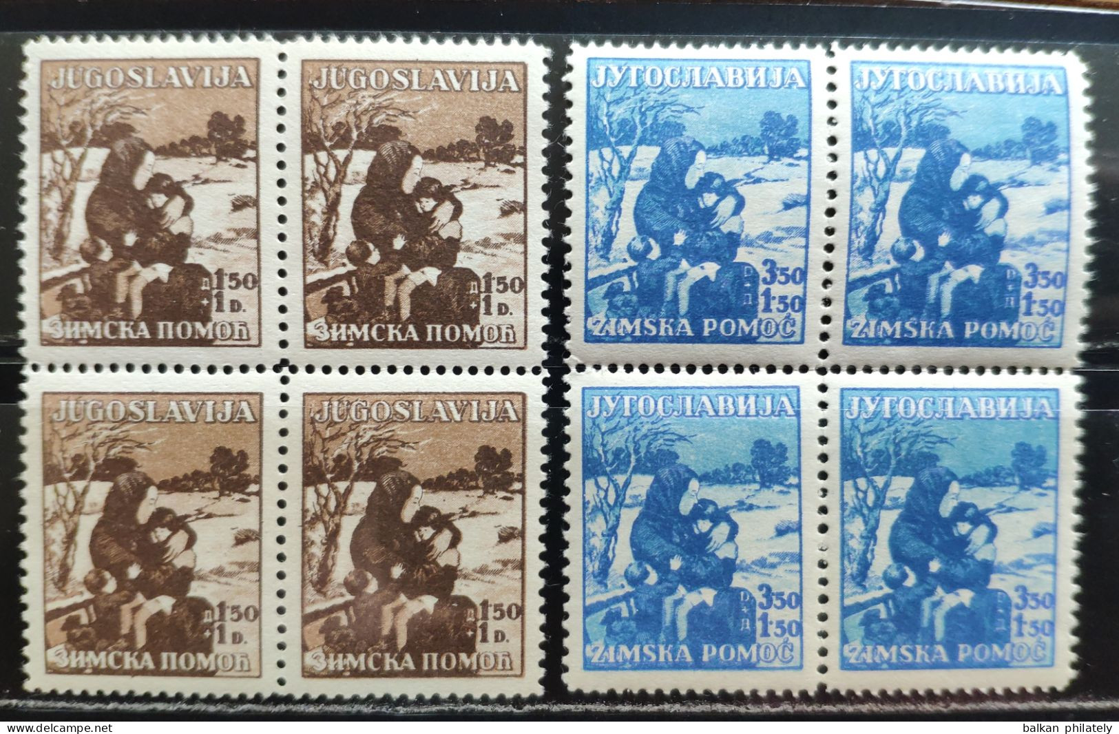 Yugoslavia 1935 Winter Aid To The Poor MNH - Nuevos