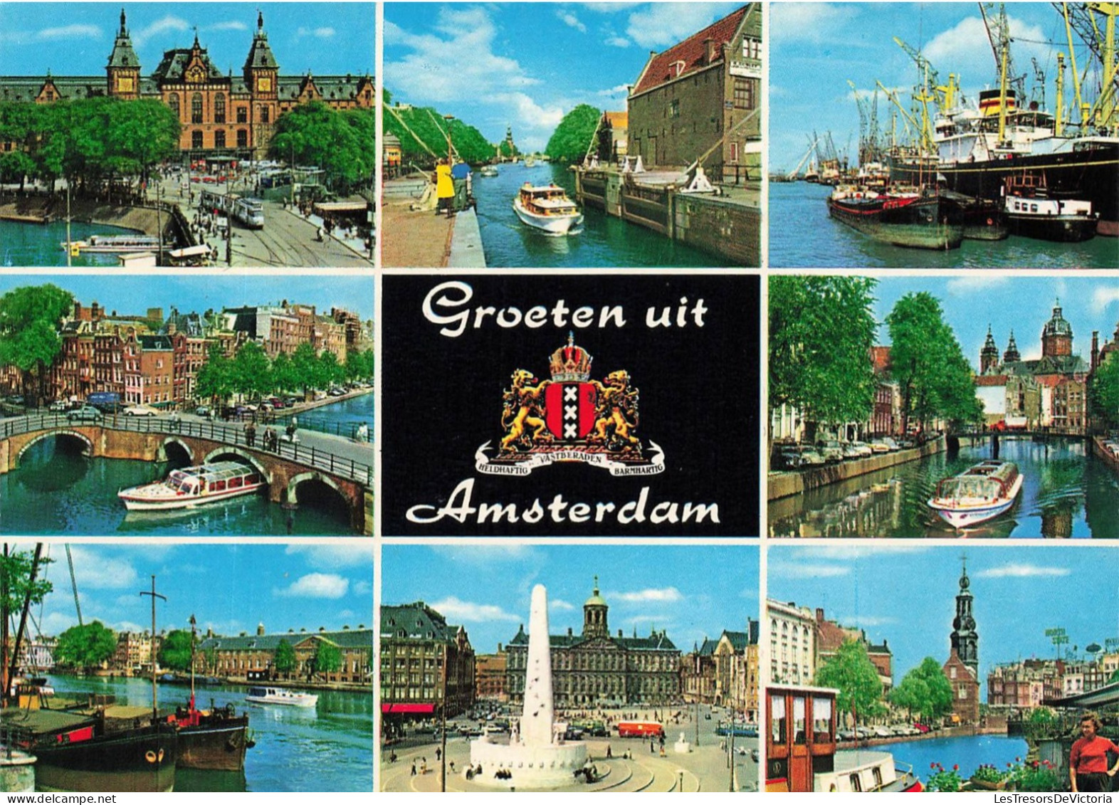 PAYS-BAS - Groeten Uit - Amsterdam - Supercolor - Multi-vues De Différents Endroits - Carte Postale - Amsterdam