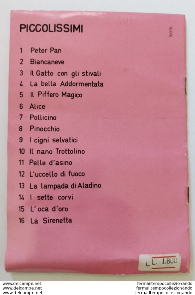 Bo21  Libro Fiaba Vintage I Sette Corvi Edizioni Arcobaleno Milano Pieghe - Other & Unclassified