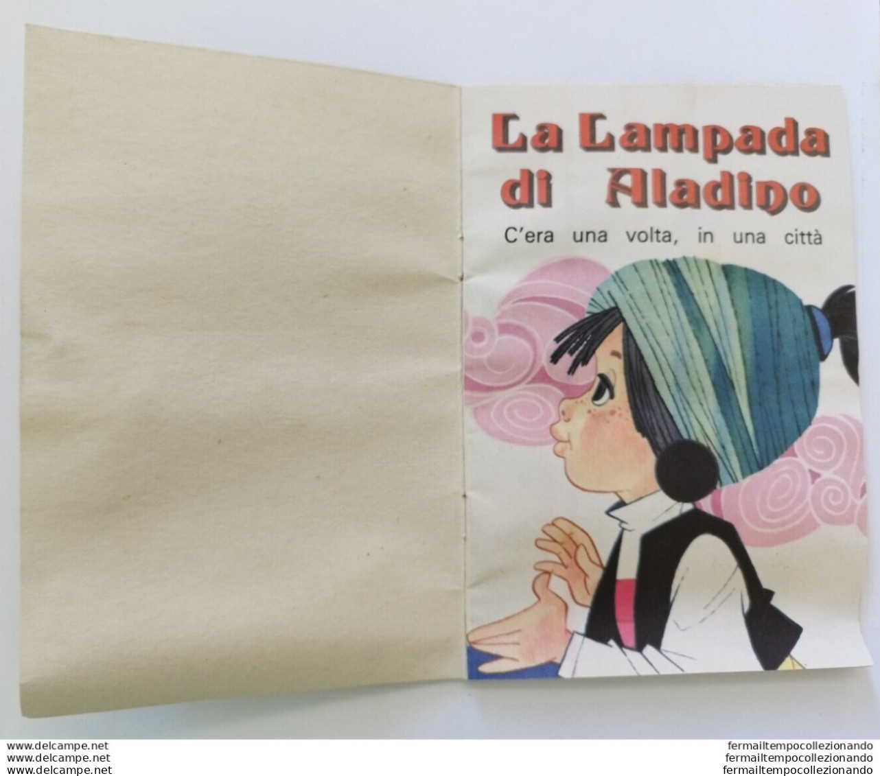 Bo26 Libro Fiaba Vintage La Lampada Di Aladino Edizioni Arcobaleno Milano Pieghe - Autres & Non Classés