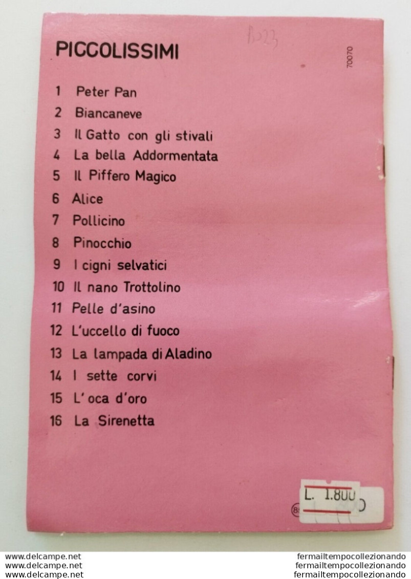 Bo23  Libro Fiaba Vintage I Sette Corvi Edizioni Arcobaleno Milano Pieghe - Altri & Non Classificati