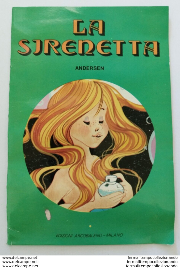 Bo27 Libro Fiaba Vintage La Sirenetta Edizioni Arcobaleno Milano Pieghe - Sonstige & Ohne Zuordnung
