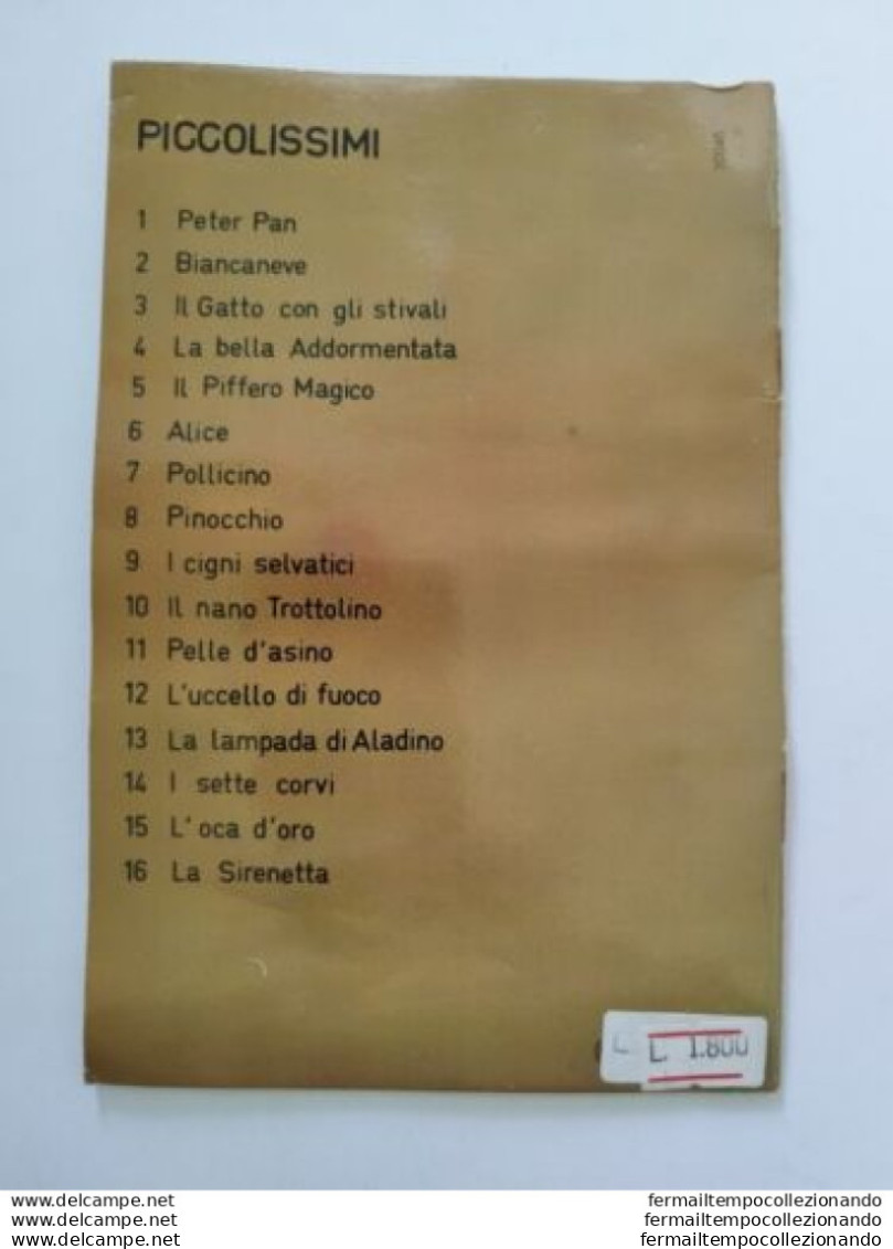 Bo5  Libro Fiaba Vintage I Cigni Selvatici Edizioni Arcobaleno Milano Pieghe - Andere & Zonder Classificatie