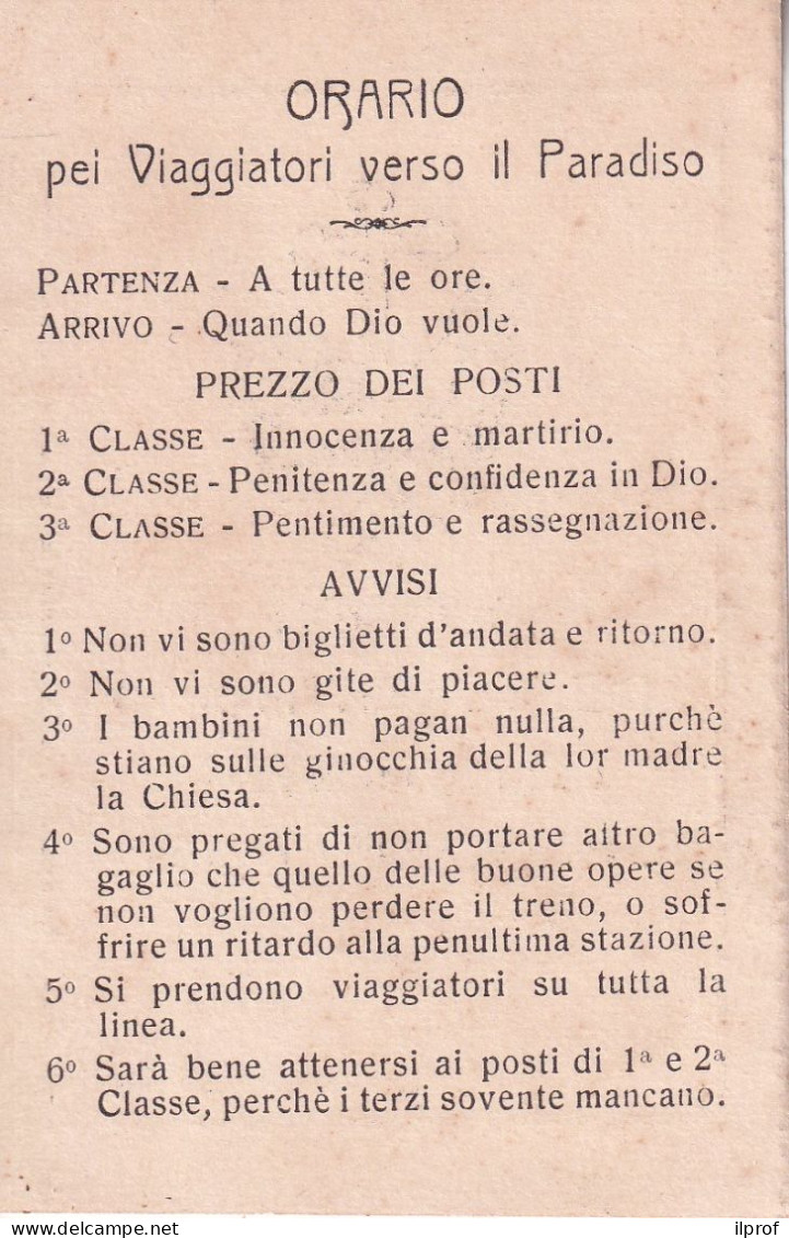 San Francesco D'Assisi VII° Centenario (A)-vecchio Santino - Rif. S431 - Religion & Esotérisme