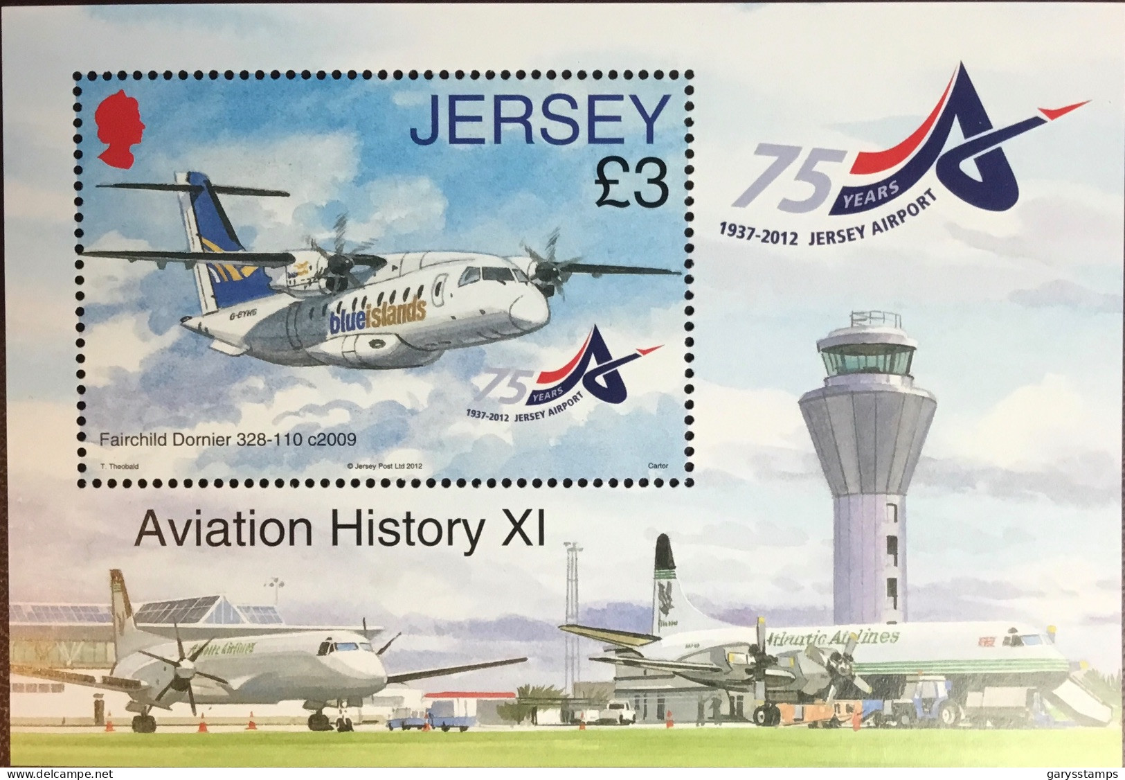 Jersey 2012 Jersey Airport Anniversary Minisheet MNH - Jersey