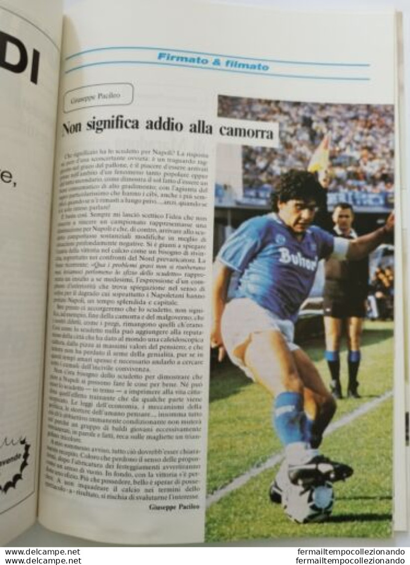 Bo Libro Napoli Con Lo Scudetto Maradona Di Elio Tramontano Edizioni Meridionali - Livres