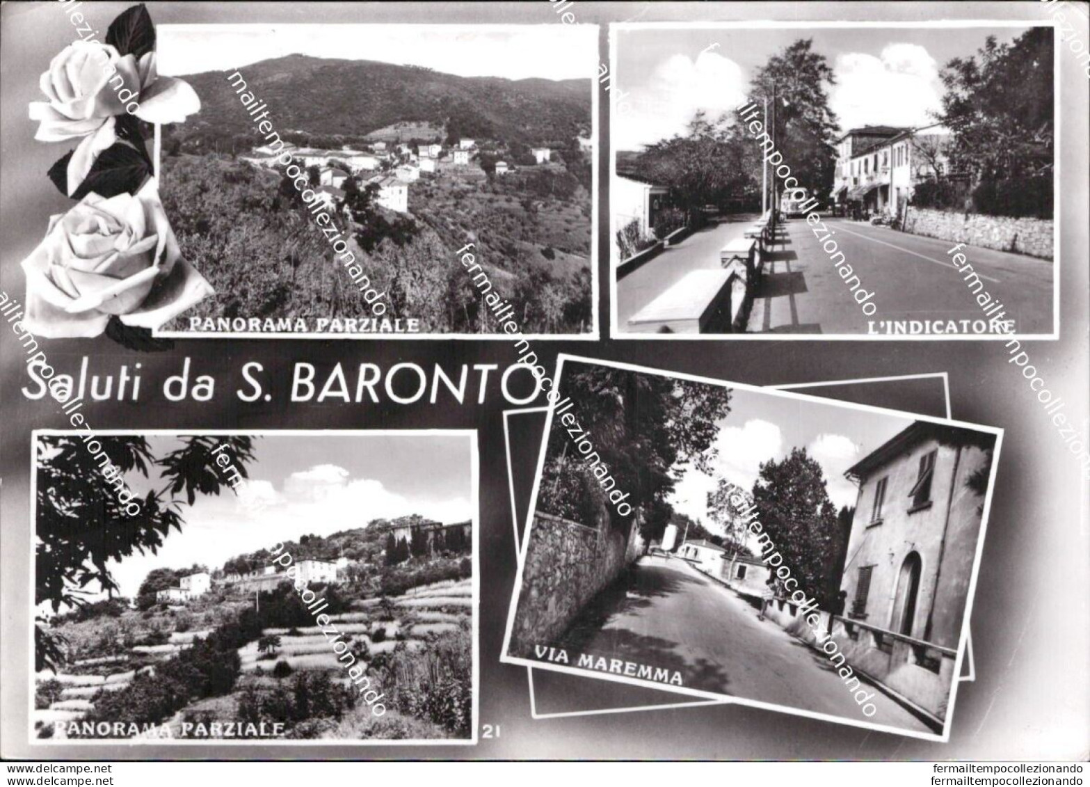 Al721 Cartolina Saluti Da S.baronto Provincia Di Pistoia Toscana - Pistoia